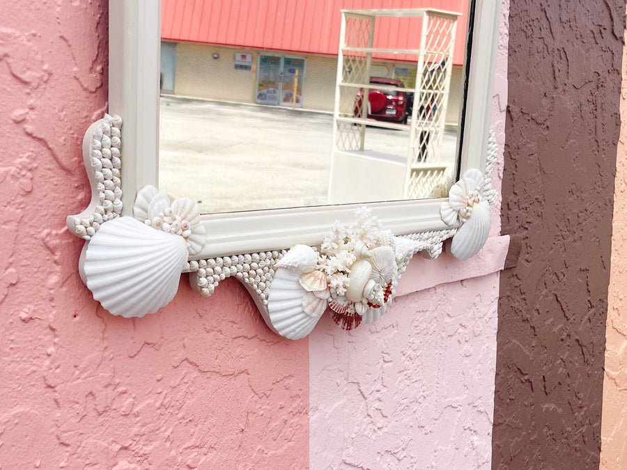 Unique Scallop Shell Mirror