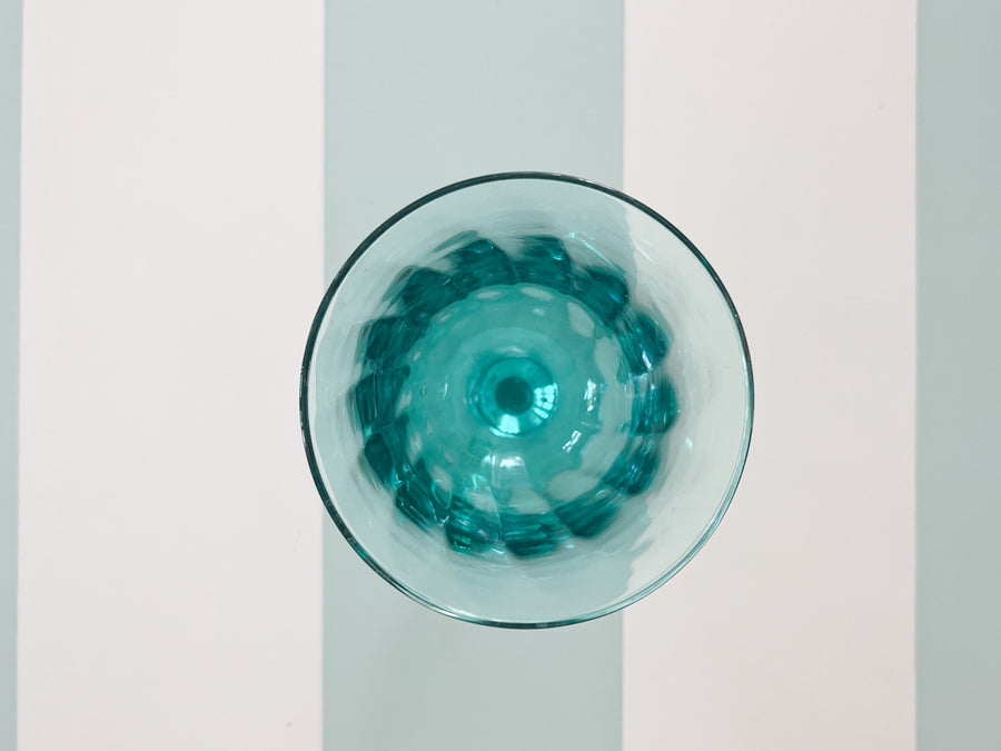 Set of Eight Caribbean Sea Glassware
