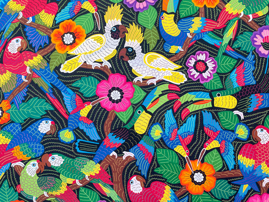 Warehouse Wednesday Sale: Handmade Tropical Bird Tapestry