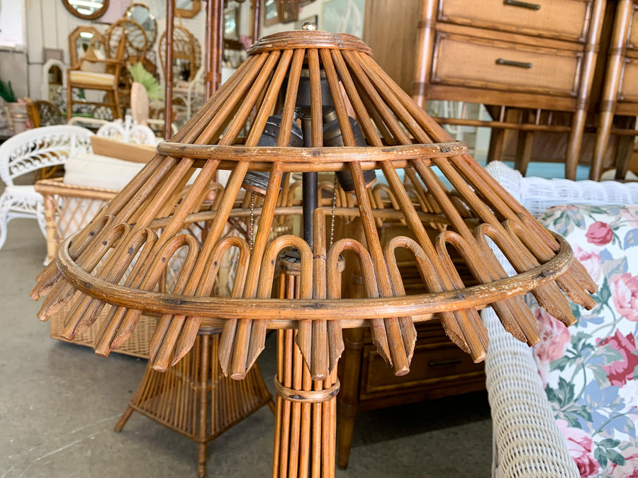 Island Chic Rattan Lamp