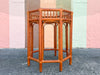 Tortoiseshell Brighton Style Rattan Dining Table