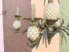 Tole Pineapple Chandelier