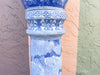 Blue and White Cachepot and Pedestal