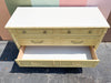 Yellow Thomasville Faux Bamboo Double Dresser