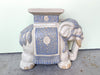 Pair of Blue And White Elephants