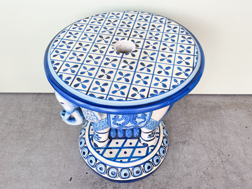 elephant patio umbrella table Palm Beach Regency