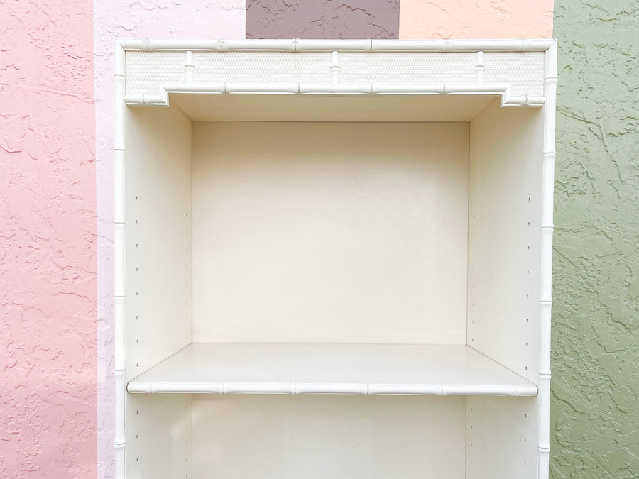 Palm Beach Chic Faux Bamboo Cabinets