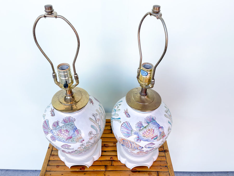 Pair of Under the Sea Lamps