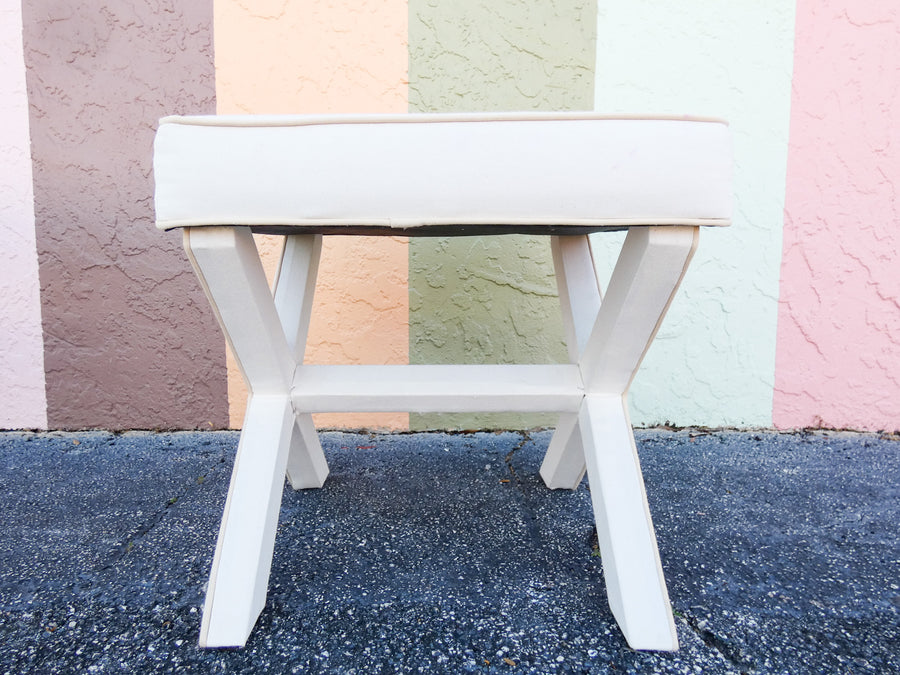 Pair of Palm Beach Chic X Benches