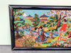 Colorful Pagoda Scene Needlepoint