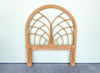Pair of Arch Rattan Twin Headboards
