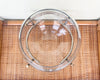 Faux Bamboo Silver Punch Bowl