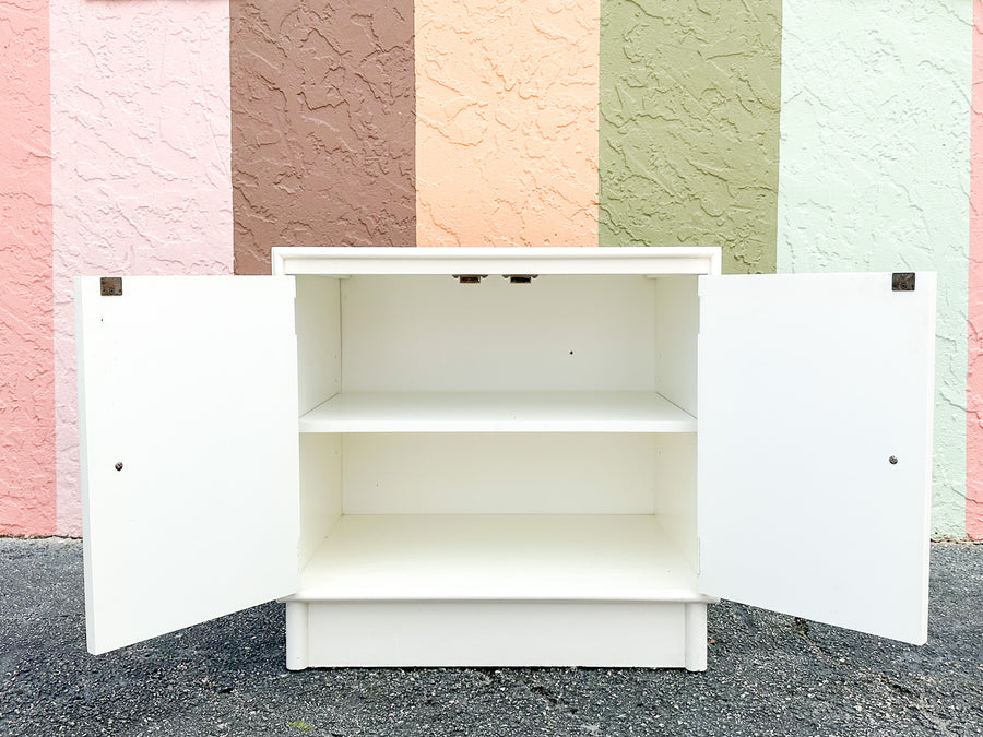 Hand Painted Chinoiserie Oversized Nightstand