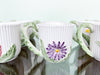 Set of Ten Fitz and Floyd Flower Mugs