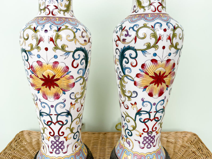 Pair of Colorful Lamps