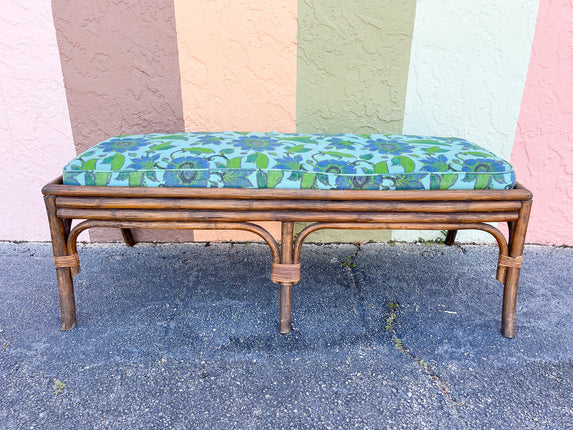 Island Style Rattan Bench