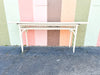 Painted Rattan Flip Top Console