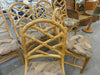 Set of 6 Rattan Chippendale Side Chairs