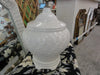 Basket Weave Ceramic Pagoda Lamp