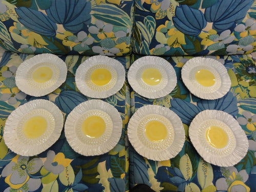 8 Italian Meiselma k/ 2093 Imports Daisy Plates