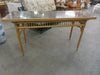 Faux Burlwood Console and Flip Top Table