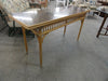 Faux Burlwood Console and Flip Top Table