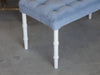 Palm Beach Faux Bamboo Tufted Bench