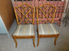 Pair of Bamboo Chippendale Chairs