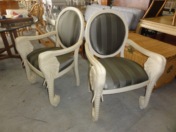 Pair of Elephant Arm Chairs