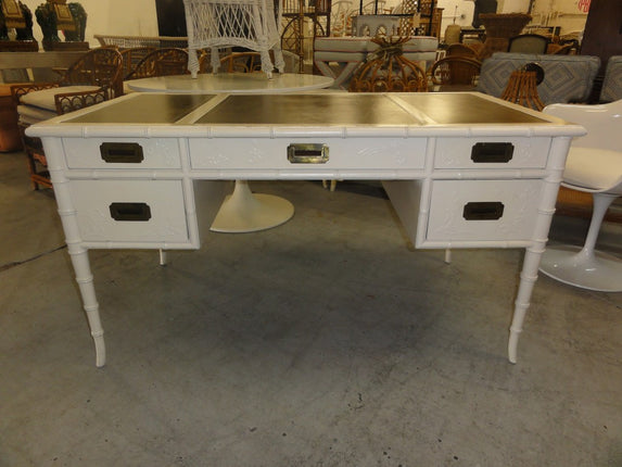 Palm Beach Faux Bamboo Writing Desk