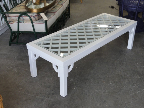 Palm Beach Lattice Fretwork Coffee Table