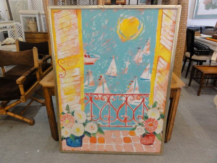 Sailboat Painting Listed Artist Tircso