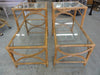 Pair of Island Chic Rattan Side Tables