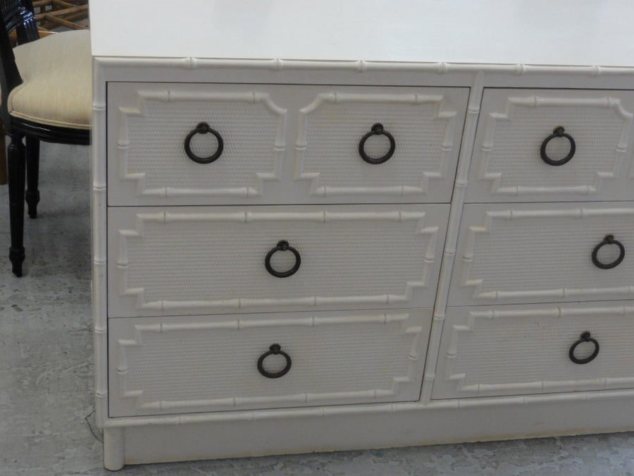Palm Beach Faux Bamboo Double Dresser