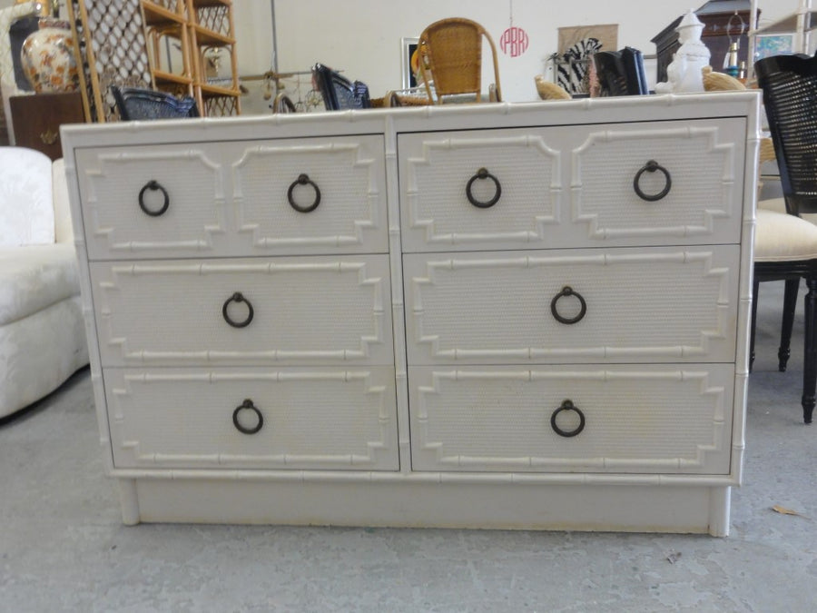 Palm Beach Faux Bamboo Double Dresser