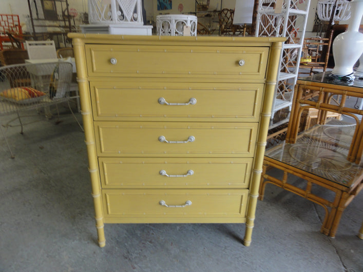 Thomasville Faux Bamboo Tallboy