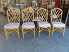 Four Cathedral Rattan Chairs