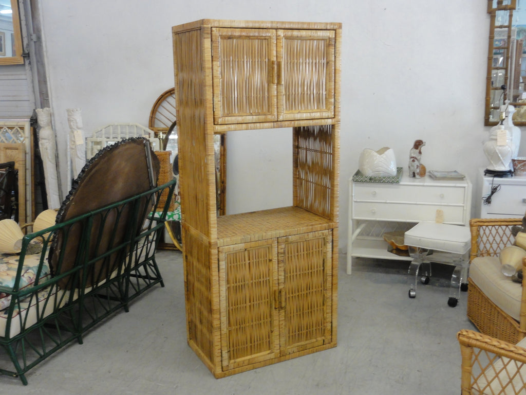 Island Style Rattan Cabinet