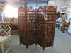 4 Panel Moroccan Style Wood Carved Screen