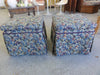 Pair of Upholstered Skirted Stools