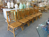 Set of 6 Island Style Rattan Woven Side Chairs