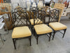 Set of 6 Faux Bamboo Chippendale Dining Chairs