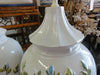 Pair of Flower Pagoda Lamps