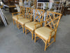 Set of 4 Rattan Chippendale Chairs