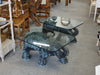 Large Pair of Plaster Elephant Side Tables