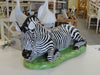 Large Italian Terracotta Zebra on Grass