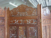 4 Panel Moroccan Style Wood Carved Screen