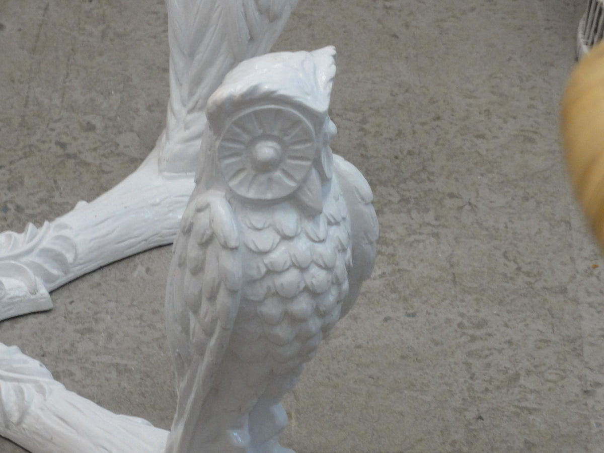 70's Palm Beach Chic Owl Coffee Table