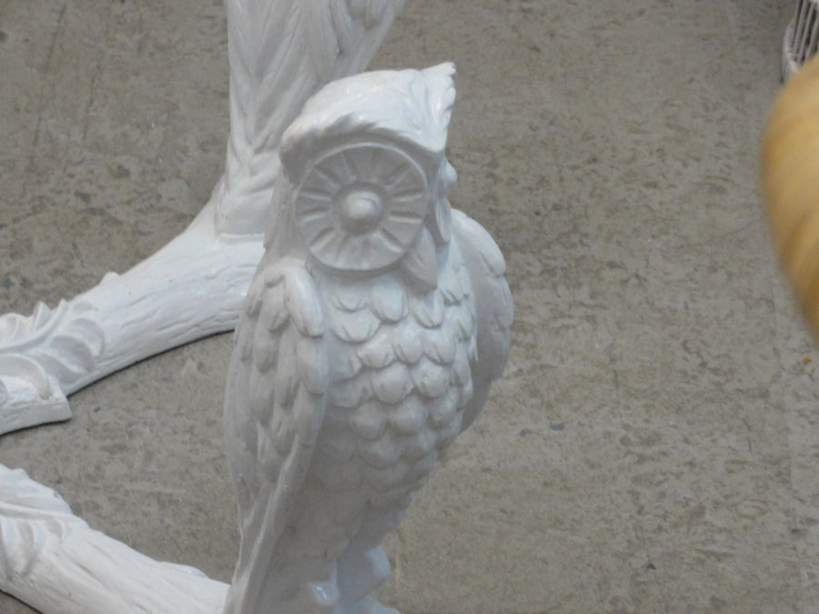 70's Palm Beach Chic Owl Coffee Table
