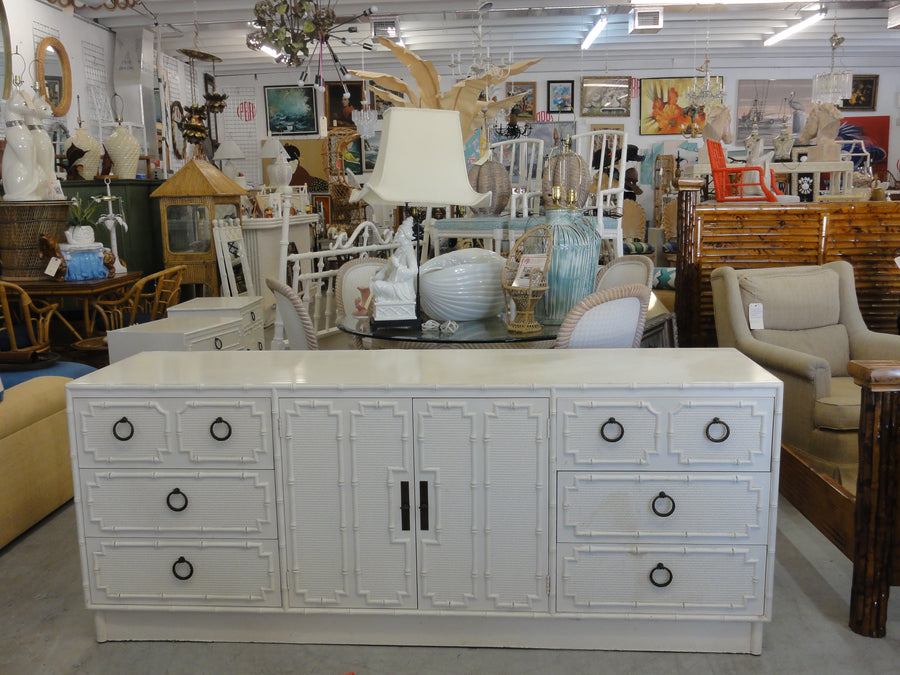 Palm Beach Faux Bamboo Dresser / Credenza